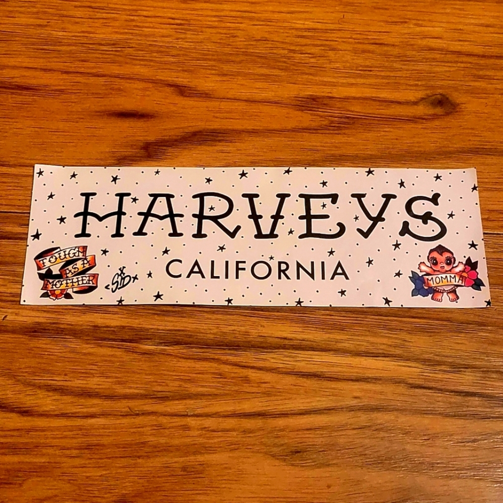 Harveys "Tough as a Mother" Sticker